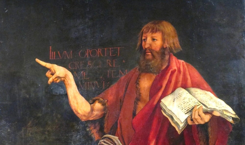 "Jean-Baptiste, extrait du retable d'Issenheim"