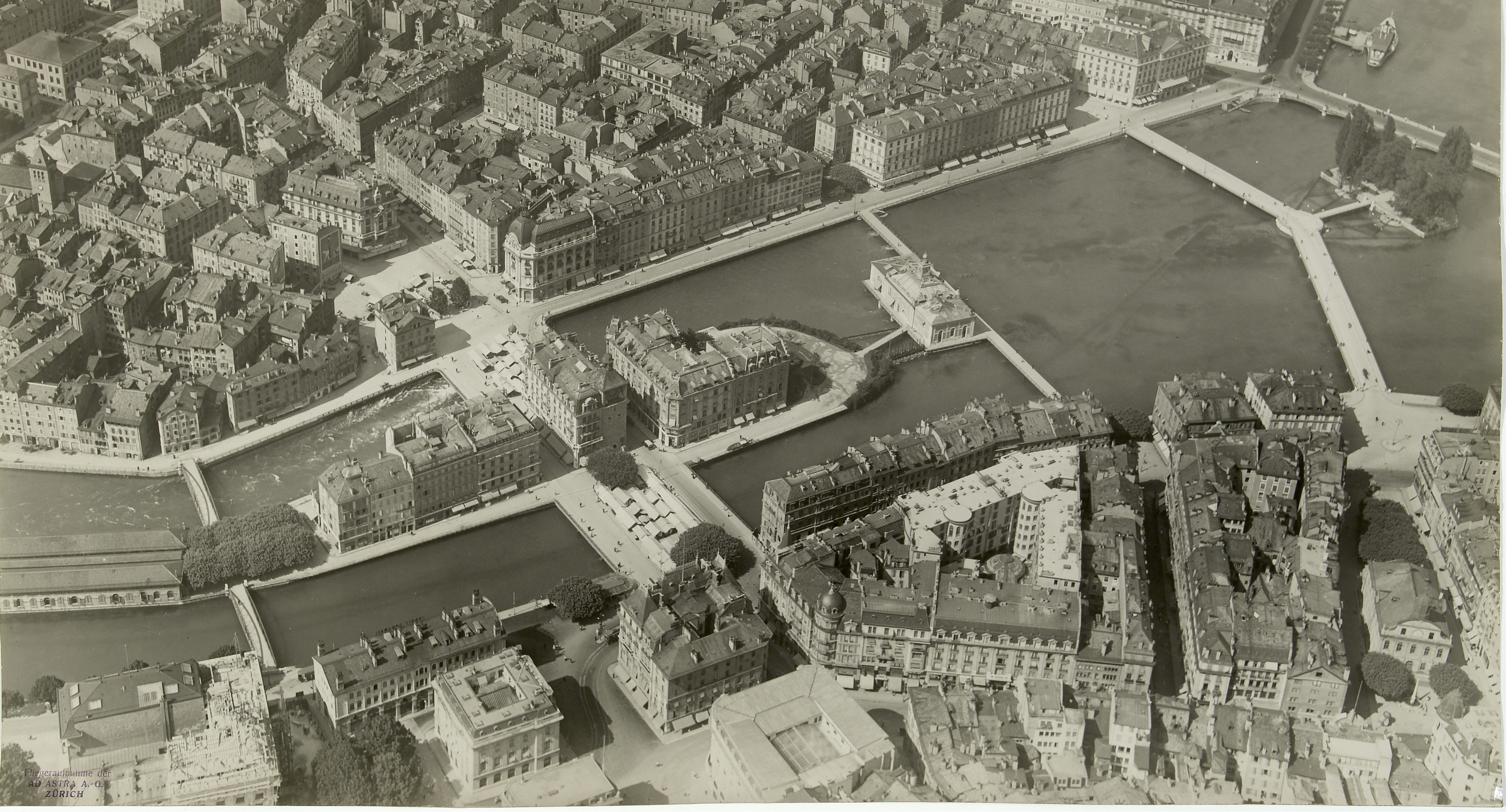 aerial view of geneva